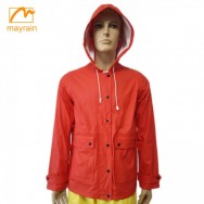 PU Red Color Adult Jacket