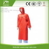 1056D frosty pvc raincoat