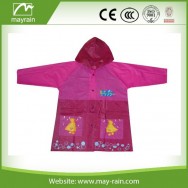 Red PVC kid's raincoat 