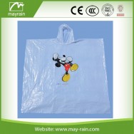 Animal printing PE disposable poncho 