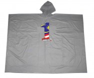 S154 gray poncho