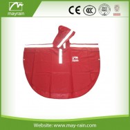 Red PVC kid's poncho